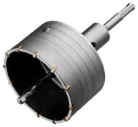 КОРОНКА ПО БЕТОНУ SDS+, 100ММ , 10 ЗУБЦОВ TOTAL